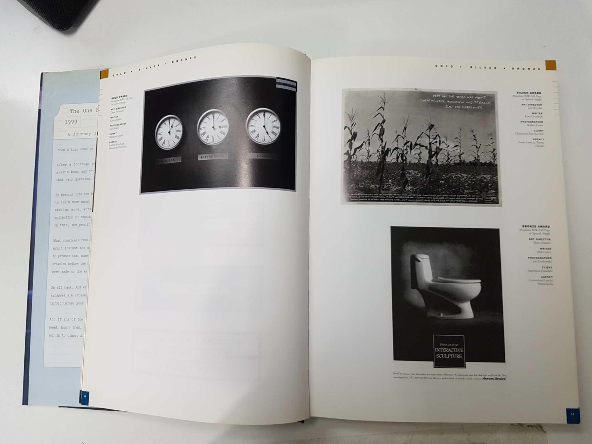 Libro The One Show vol. 21: Advertisings Best Print, Radio, TV. Textos en ingles. Incluye 2 cds