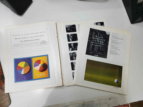 Libro Advertising Annual 36: Comunication Arts, december 1995. Volume 37, number 7. Textos en ingles