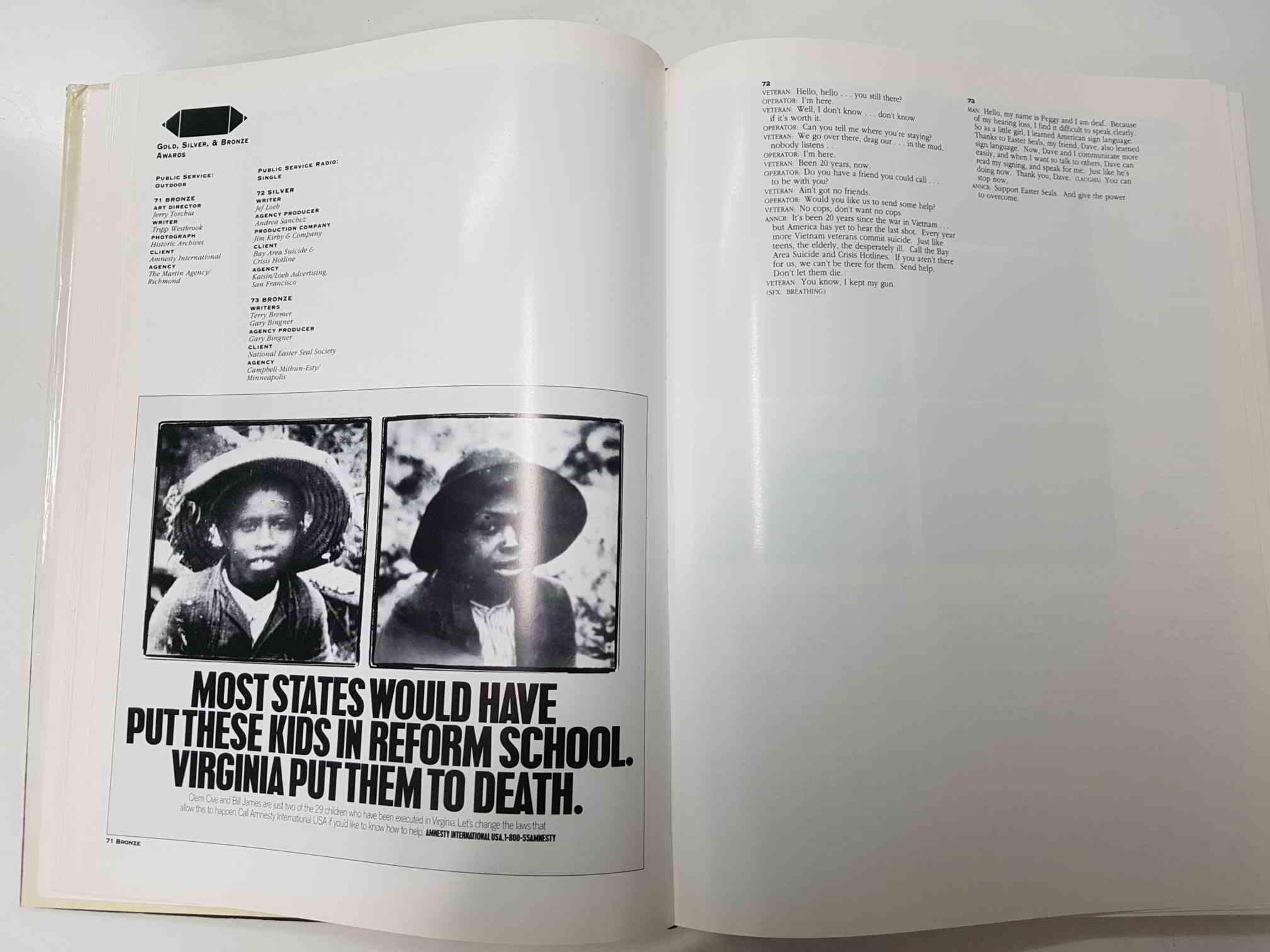 Libro The One Show vol. 14: Advertisings Best Print, Radio, TV. Textos en ingles