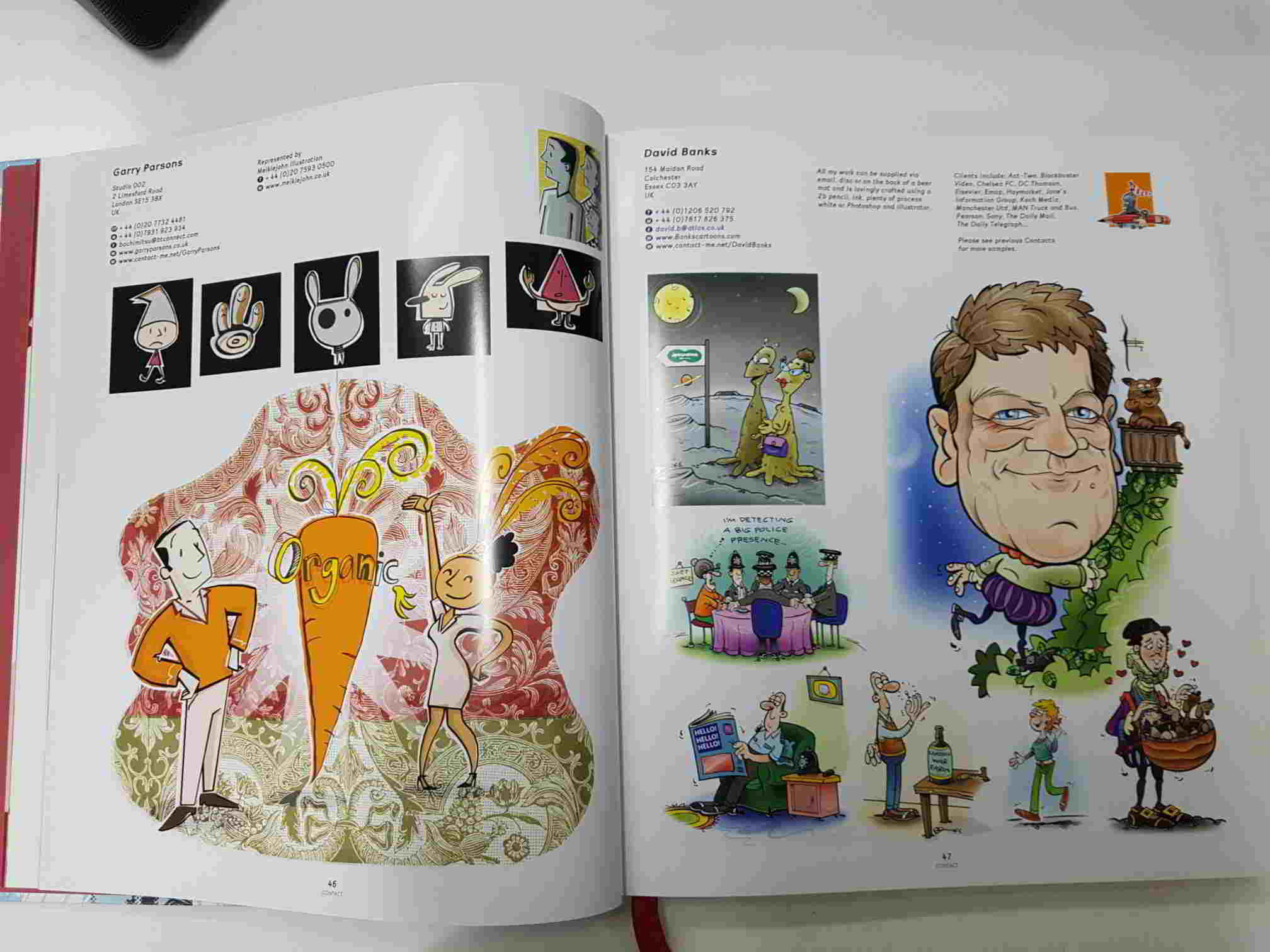 Elfande, Libro Contac 22 Illustration. Textos solo en ingles