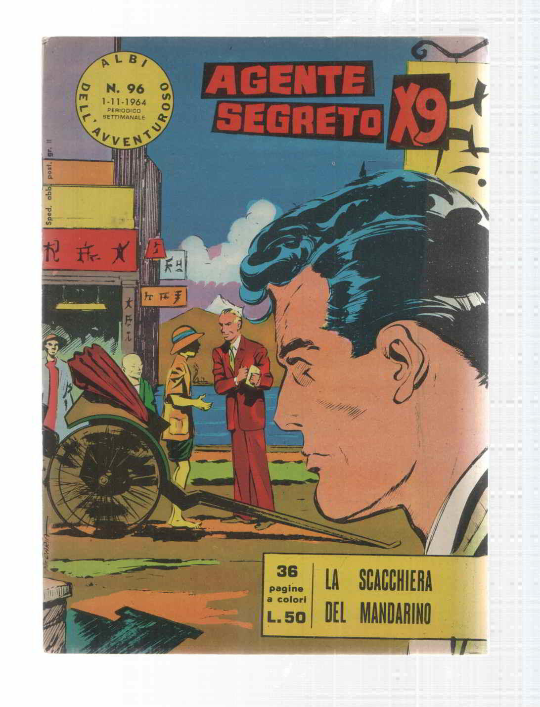Comic Albi dell Avventuroso num 096: Agente Secreto X9 - La Scacchiera di Bob Lewis. Idioma: italiano