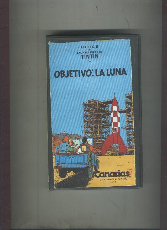 Video VHS: Tintin: Objetivo: La Luna