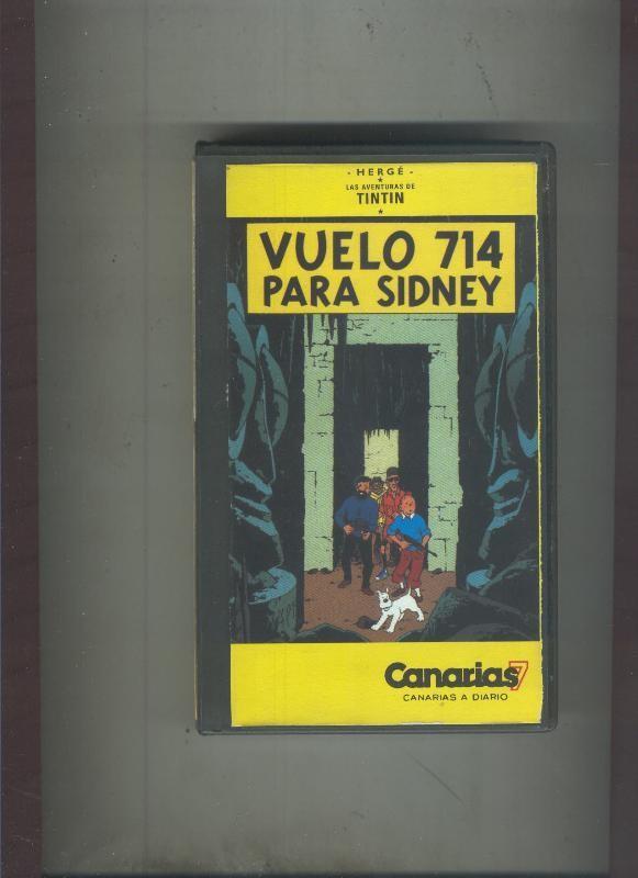 Video VHS: Tintin: Vuelo 714 para Sidney