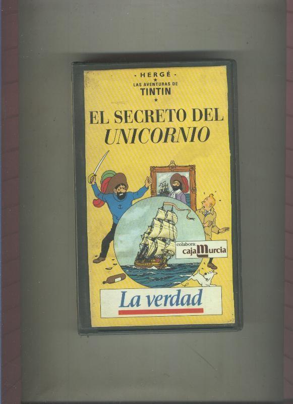 Video VHS: Tintin: El secreto del Unicornio