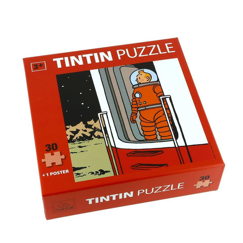 Puzzle Tintin Cohete de album Aterrizaje en la Luna 30x30cm 2015 (ref. #81542)