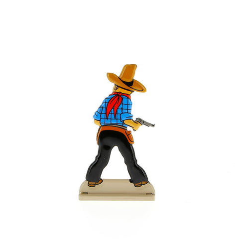 Silueta metalica Tintin cowboy en 'Tintin en America' (ref. #29217)