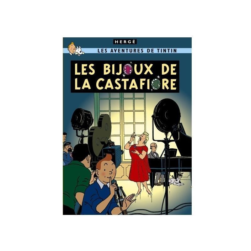 Postal (postcard)  portada Tintin  'Le bijoux de la Castafiore' - las joyas de la Castafiore (ref. #30089)