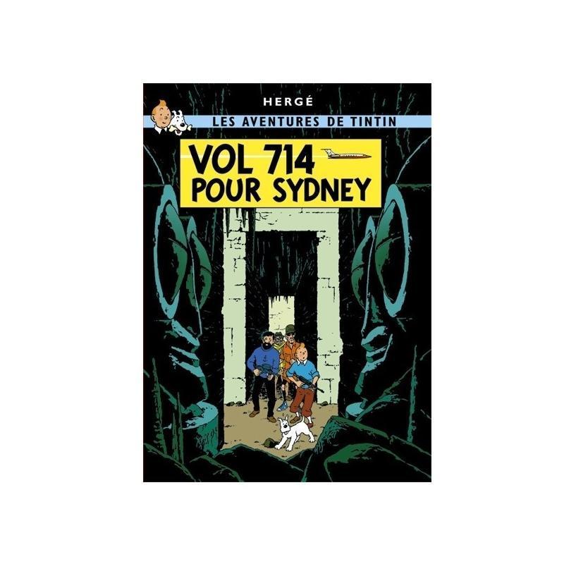 Postal (postcard)  portada Tintin 'Vol 714 pour Sydney' - Vuelo 714 a Sidney (ref. #30090)