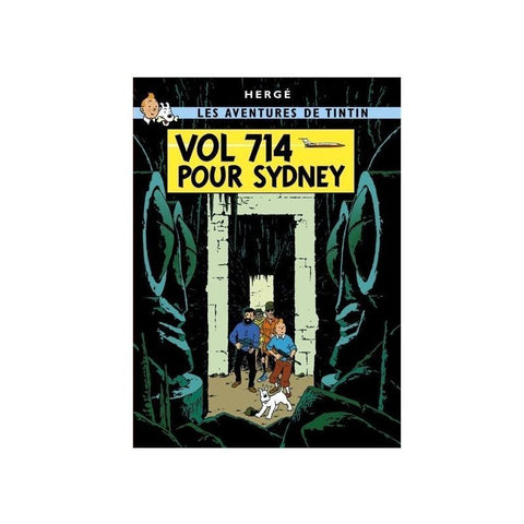 Postal (postcard)  portada Tintin 'Vol 714 pour Sydney' - Vuelo 714 a Sidney (ref. #30090)