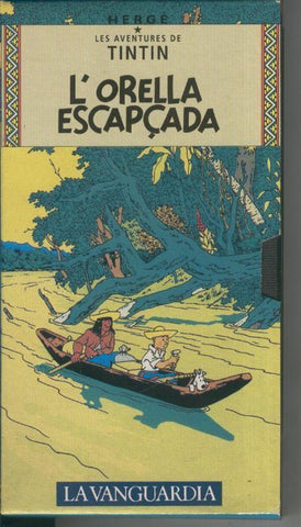 Video VHS: Tintin numero 14: L´orella escapçada