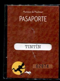 Pasaporte Tintin numero 62874