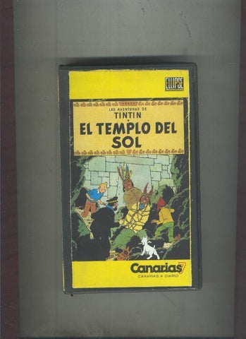 Video VHS: Tintin: El templo del sol