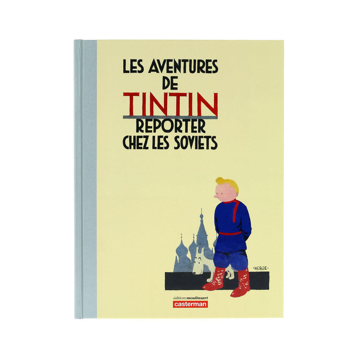 Les aventures de Tintin: Tintin au pays des soviets (reporter chez les soviets). Edicion de lujo con precinto editorial (ref#. 702100-P)