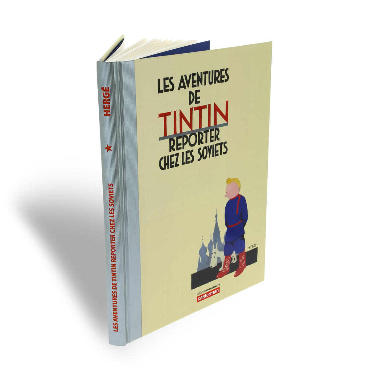 Les aventures de Tintin: Tintin au pays des soviets (reporter chez les soviets). Edicion de lujo con precinto editorial (ref#. 702100-P)