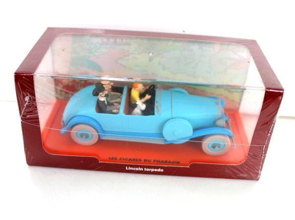 Figura/Figurine Tintin: LINCOLN TORPEDO de Los Cigarros del Faraon (MOULINSART)