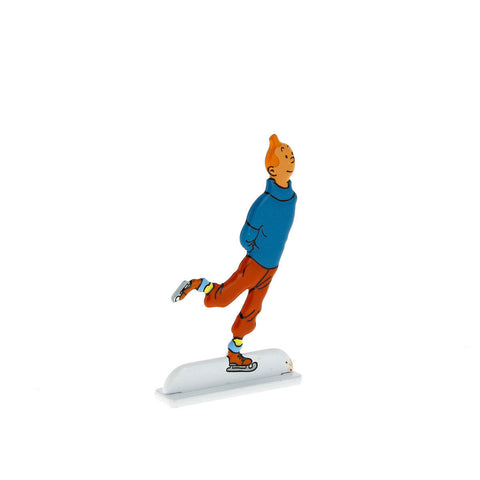 Silueta metalica Tintin patinando (ref. #29232)