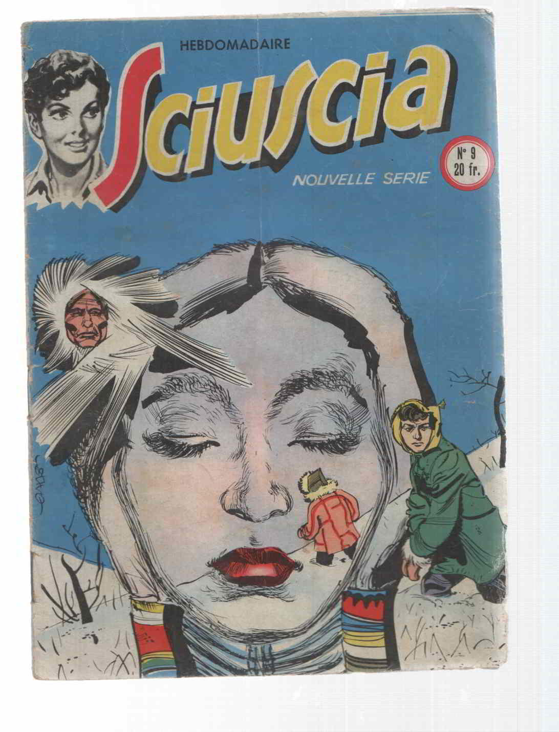 Comic: Sciuscia num 009, Nouvelle serie. Hebdomadaire - Arrestation. Idioma: frances