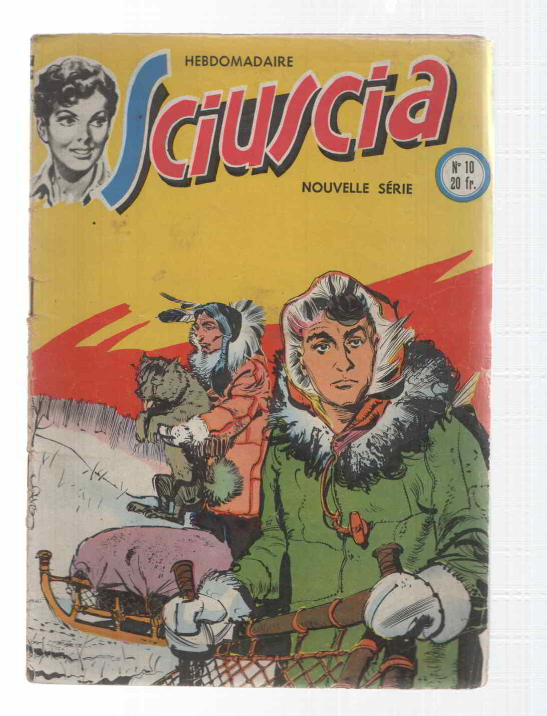 Comic: Sciuscia num 010, Nouvelle serie. Hebdomadaire - A la recherche des chiens. Idioma: frances