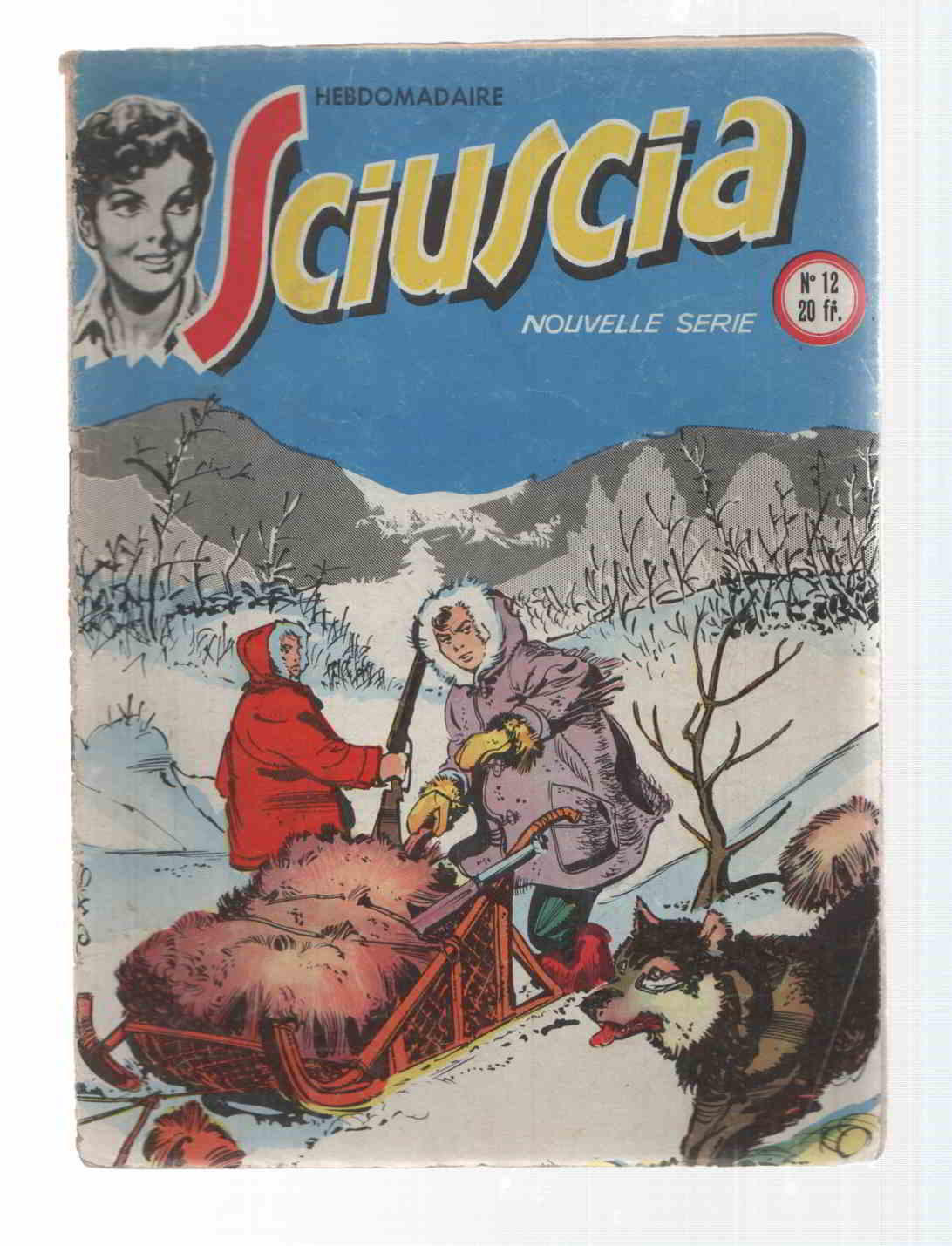 Comic: Sciuscia num 012, Nouvelle serie. Hebdomadaire - Le baleinier sauve. Idioma: frances