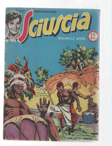 Comic: Sciuscia num 021, Nouvelle serie. Hebdomadaire - Capture mouvementee. Idioma: frances