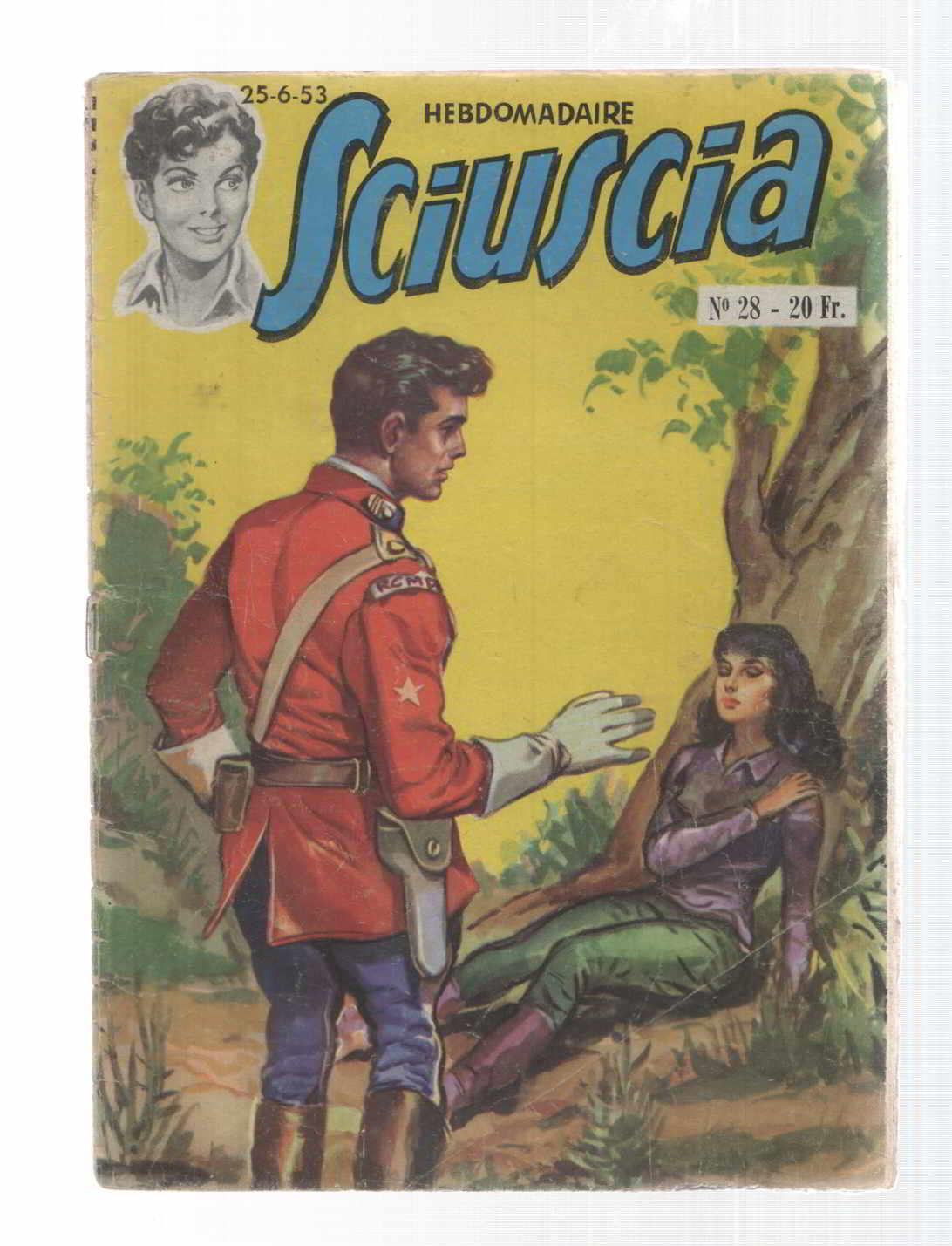 Comic: Sciuscia num 028, Nouvelle serie. Hebdomadaire - Laccident. Idioma: frances