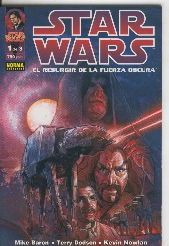 Star Wars El Resurgir de la fuerza oscura numero 1