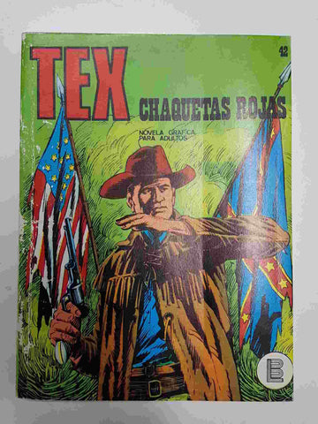 Buru Lan: Comic Coleccion Tex num 42 - Chaquetas Rojas