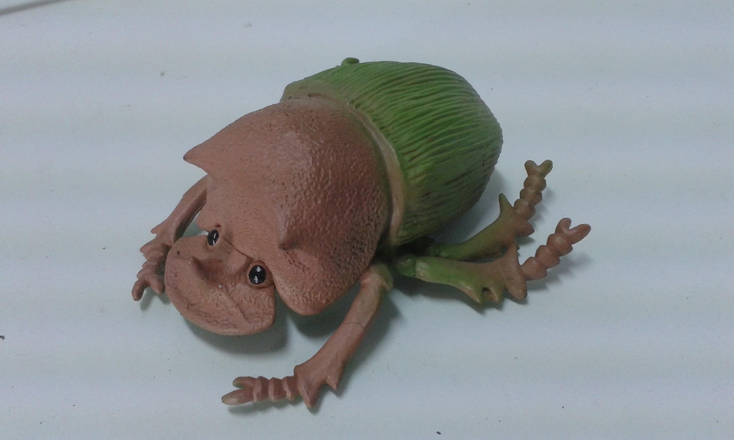 Figura goma modelo : Escarabajo rinoceronte