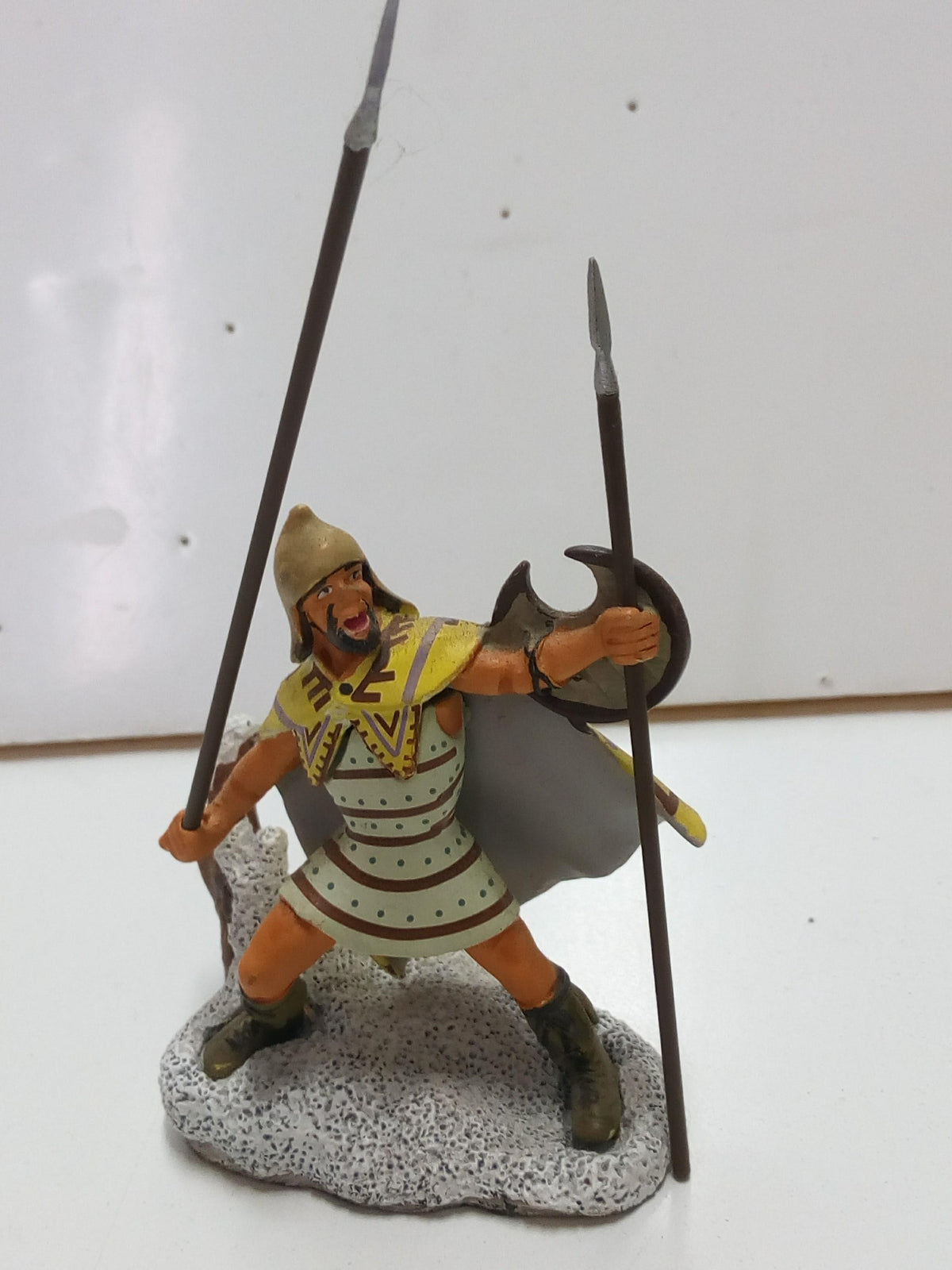 Figura metal de Thracian Peltast