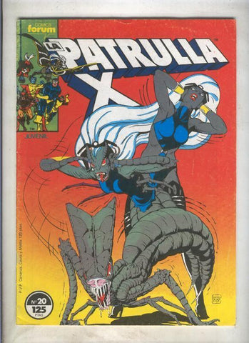 La Patrulla X volumen 1 numero 020: Transfiguraciones (numerado 4 en trasera)