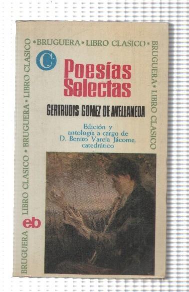 Libro Clasico numero 43: Poesias selectas de Gomez de Avellaneda