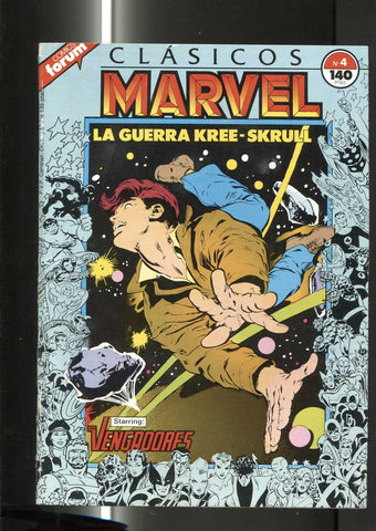 Clasicos Marvel numero 04: la guerra Kree-skrull (numerado 1 en trasera)
