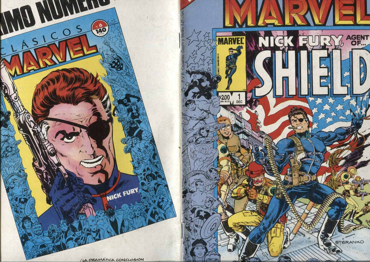 Clasicos Marvel numero 05: Nick Fura agente de Shield (numerado 3 en trasera)