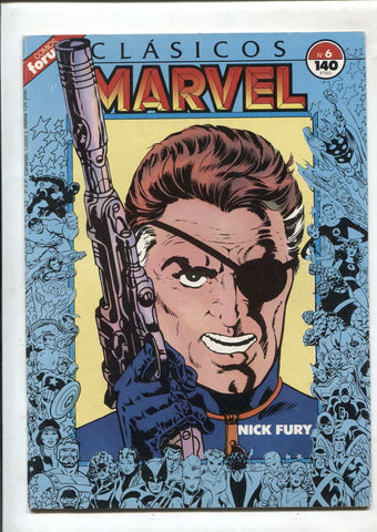 Clasicos Marvel numero 06: Nick Fura agente de Shield (numerado 1 en trasera)