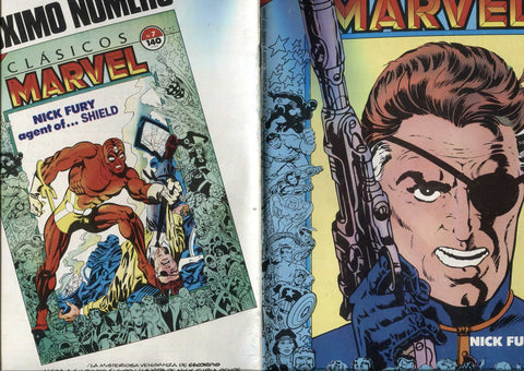 Clasicos Marvel numero 06: Nick Fura agente de Shield (numerado 2 en trasera)