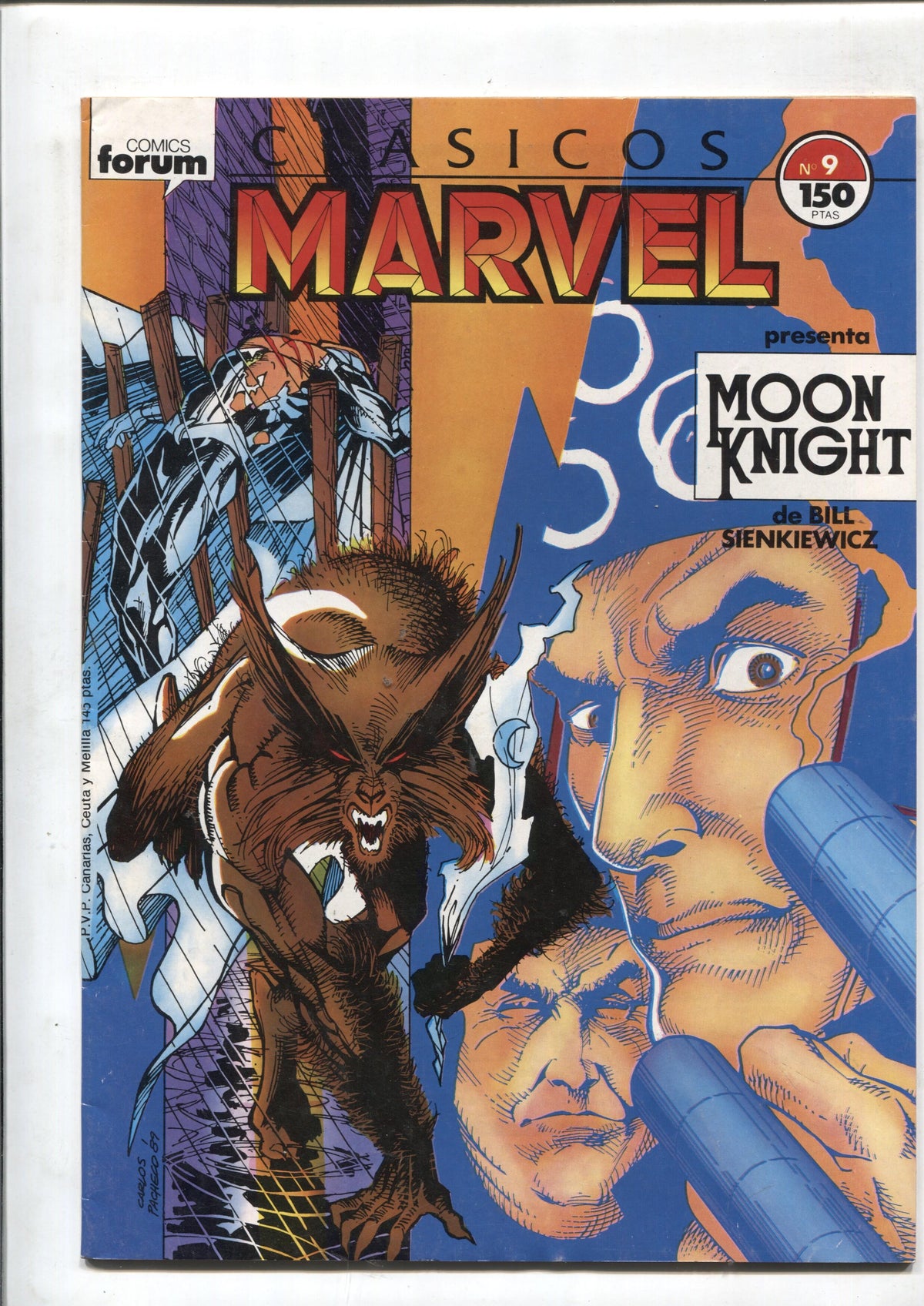 Clasicos Marvel numero 09: Caballero Luna (numerado 1 en interior)