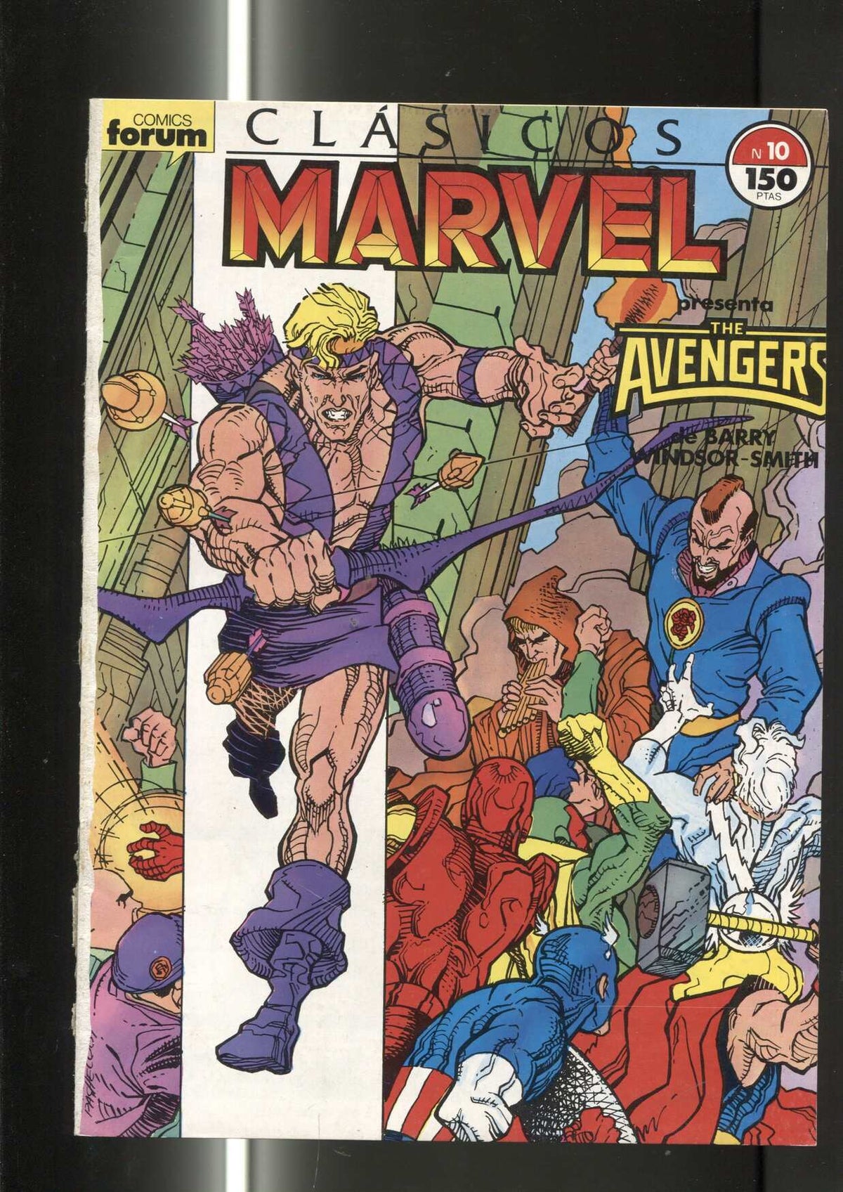 Clasicos Marvel numero 10: Los Vengadores (numerado 3 en trasera)