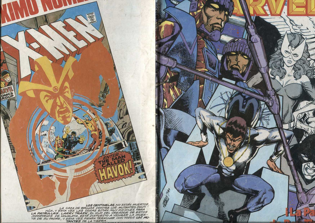 Clasicos Marvel numero 20: La Patrulla X (numerado 1 en trasera)