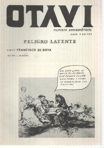 Fanzine: Octavi - Peligro latente. Numero extraordinario para adultos