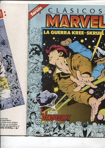 Clasicos Marvel numero 04: la guerra Kree-skrull (numerado 3 en trasera)
