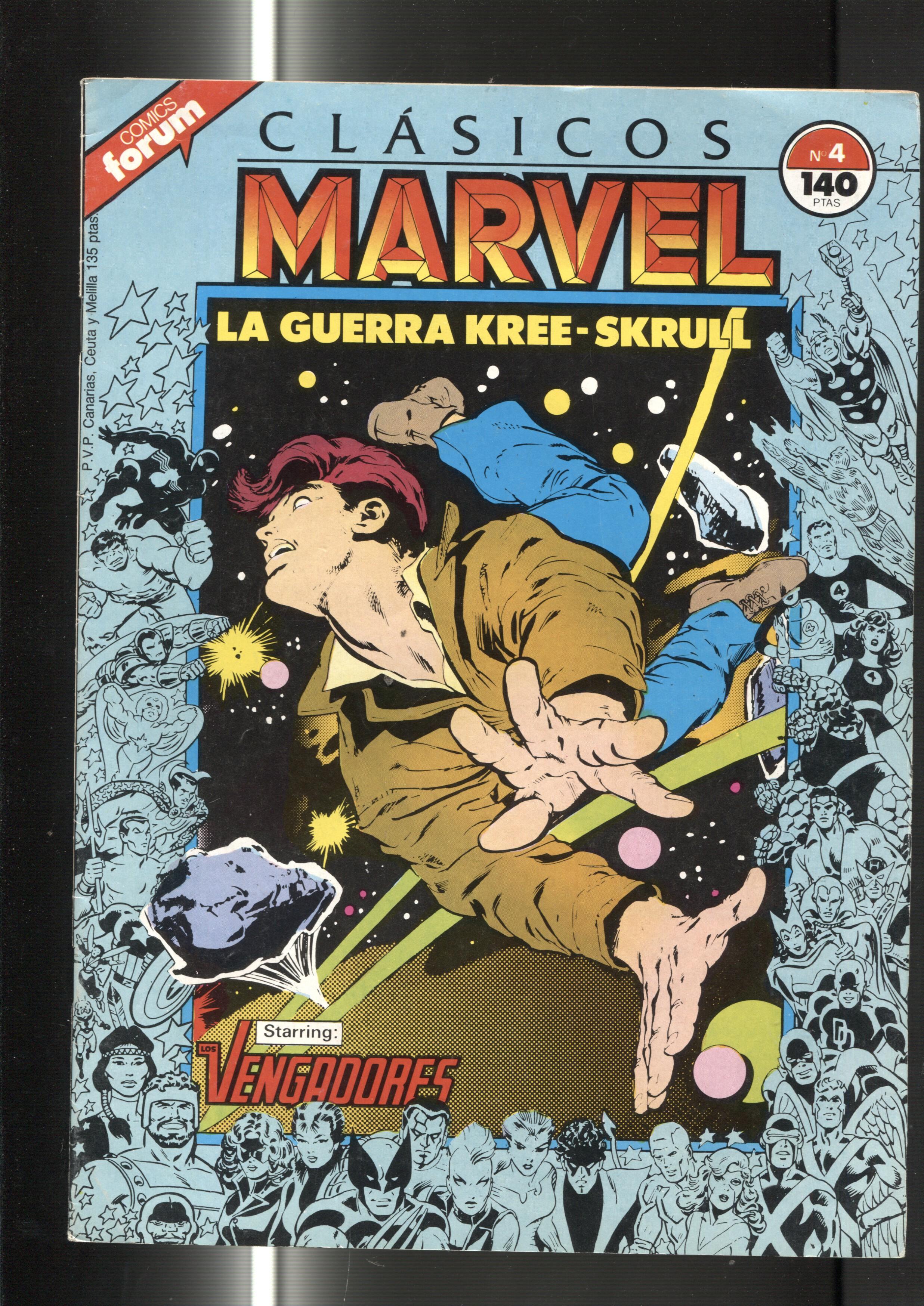 Clasicos Marvel numero 04: la guerra Kree-skrull (numerado 5 en trasera)
