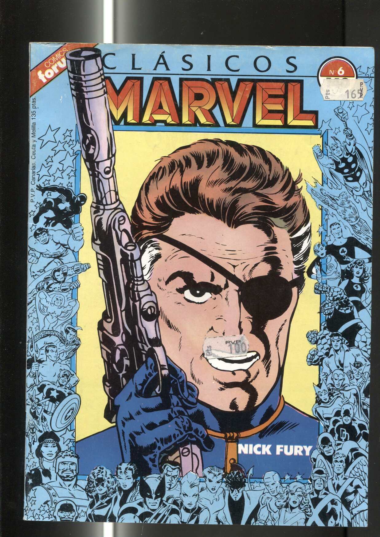 Clasicos Marvel numero 06: Nick Fura agente de Shield (numerado 4 en trasera)