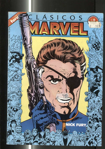 Clasicos Marvel numero 06: Nick Fura agente de Shield (numerado 4 en trasera)