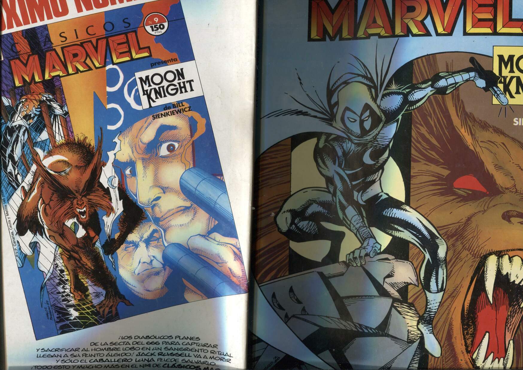 Clasicos Marvel numero 08: Caballero Luna (numerado 2 en trasera)