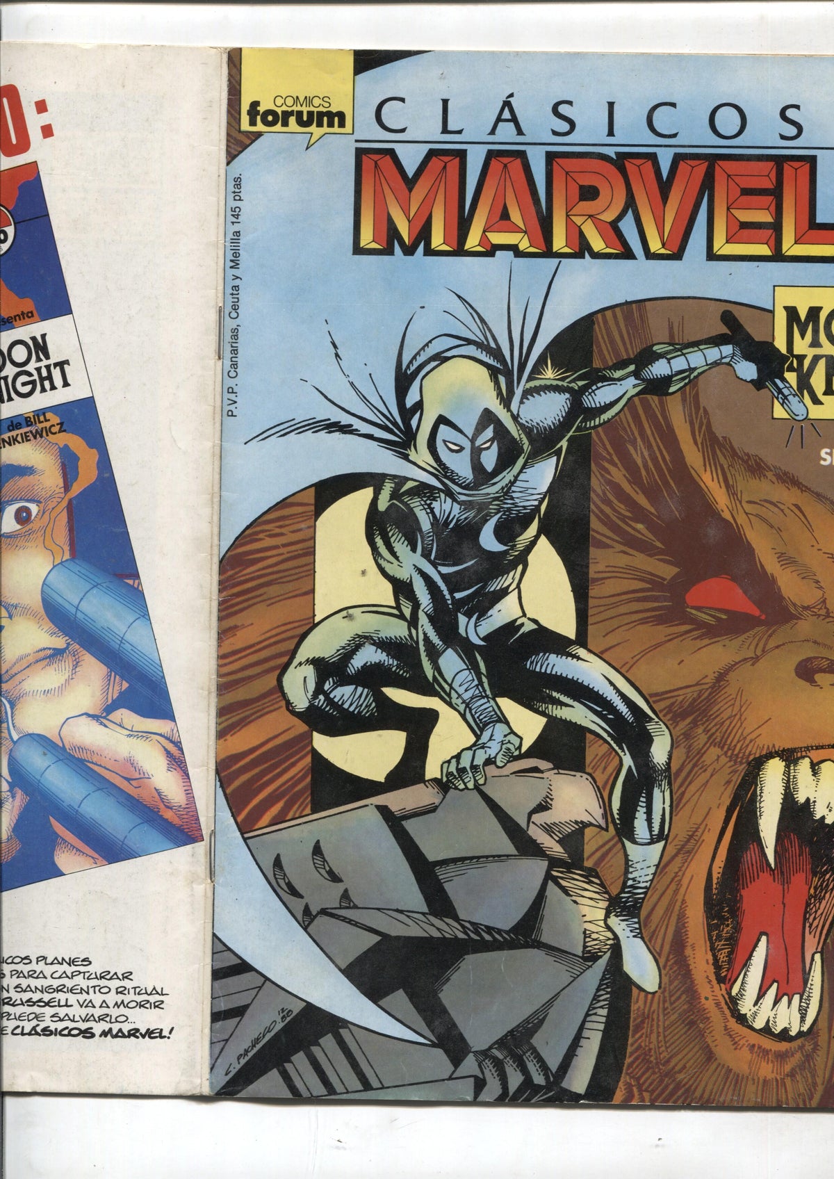 Clasicos Marvel numero 08: Caballero Luna (numerado 3 en trasera)