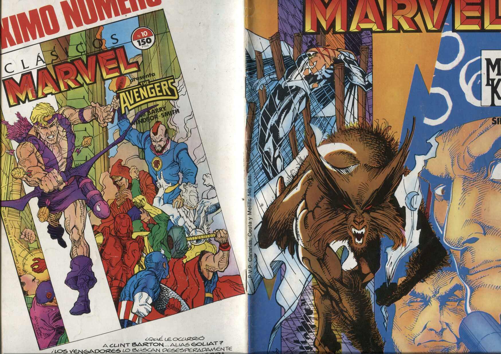 Clasicos Marvel numero 09: Caballero Luna (numerado 2 en interior) (no conserva el poster central)