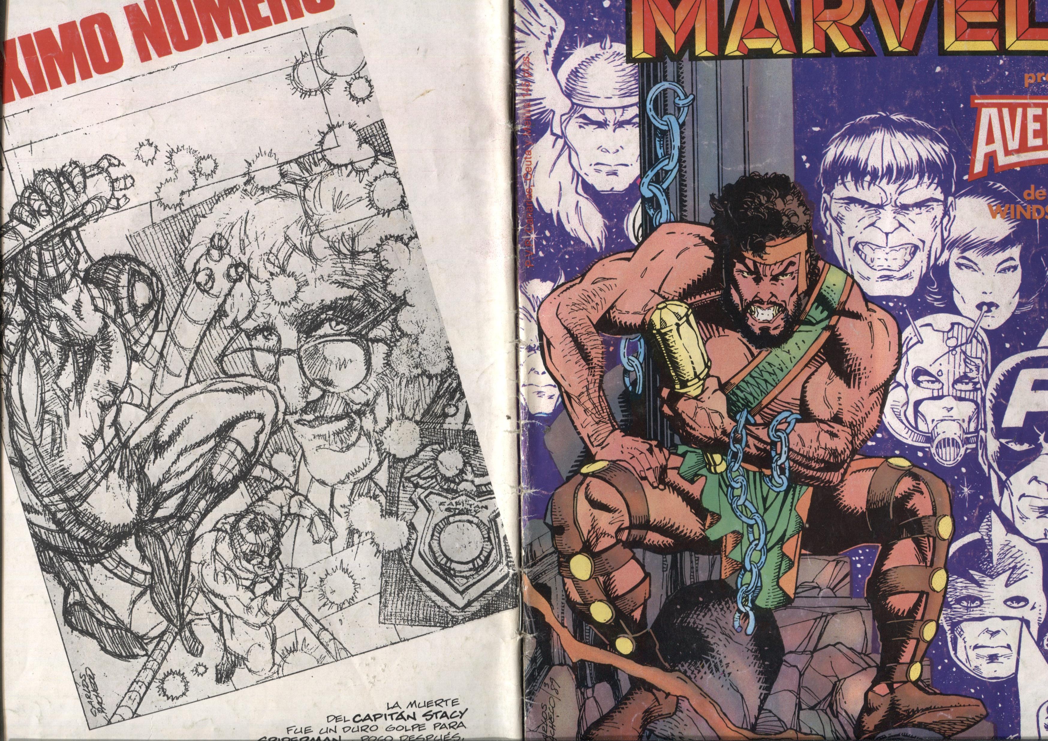 Clasicos Marvel numero 11: Los Vengadores (numerado 2 en trasera) 