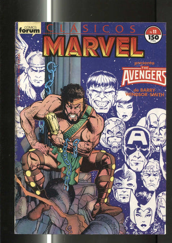 Clasicos Marvel numero 11: Los Vengadores (numerado 4 en trasera) 