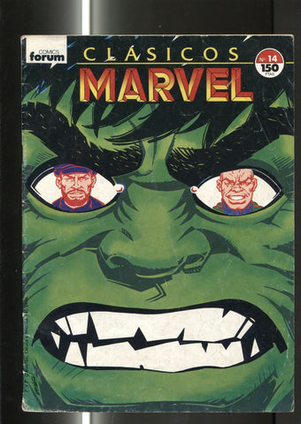 Clasicos Marvel numero 14: La Masa /Hulk (numerado 4 en trasera)