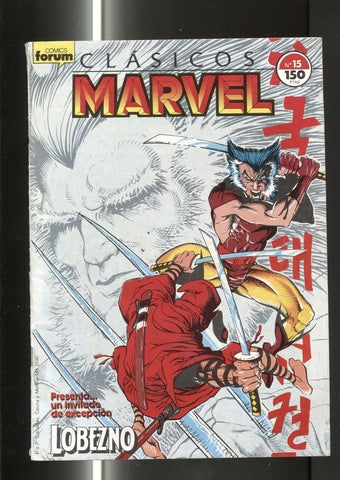 Clasicos Marvel numero 15: Lobezno (numerado 3 en trasera)